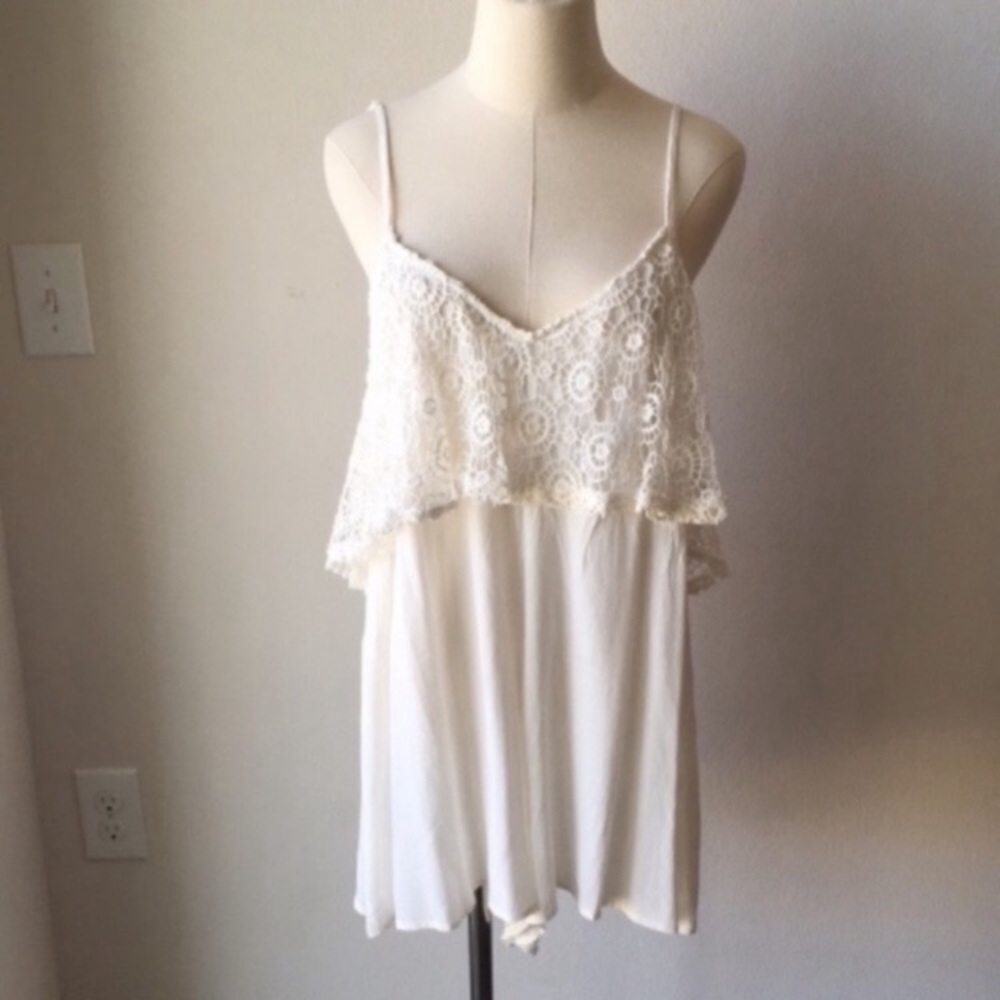 NWOT LF White Romper